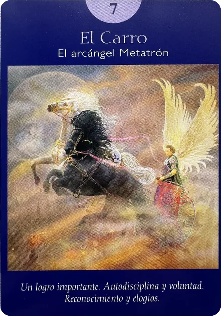 El Carro — carta 7 del Tarot Angelical, Arcángel Metatrón