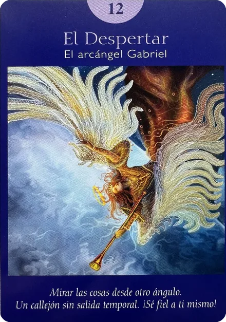 El Despertar — carta 12 del Tarot Angelical, Arcángel Gabriel