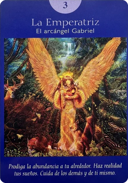 La Emperatriz — carta 3 del Tarot Angelical, Arcángel Gabriel
