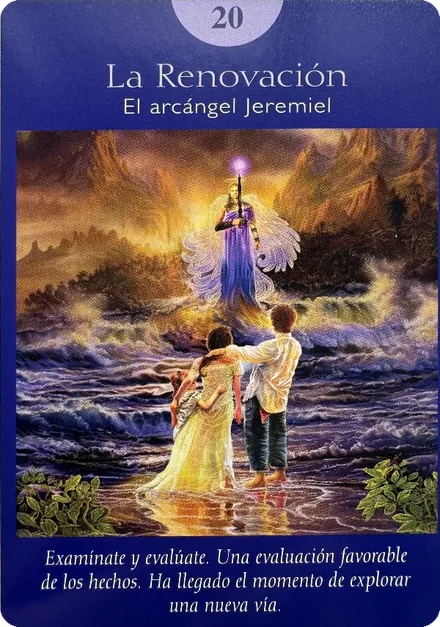La Renovación — carta 20 del Tarot Angelical, Arcángel Jeremiel
