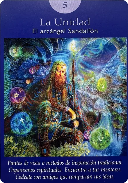 La Unidad — carta 5 del Tarot Angelical, Arcángel Sandalfón
